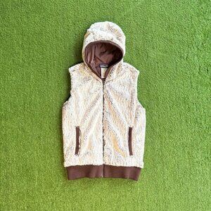 Patagonia Fuzzy Hooded Vest XS